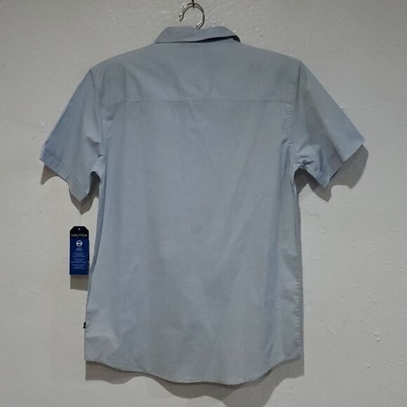 Nautica Short Sleeve Button Down Shirt Boys Size XL or 18/20 - Picture 5 of 8